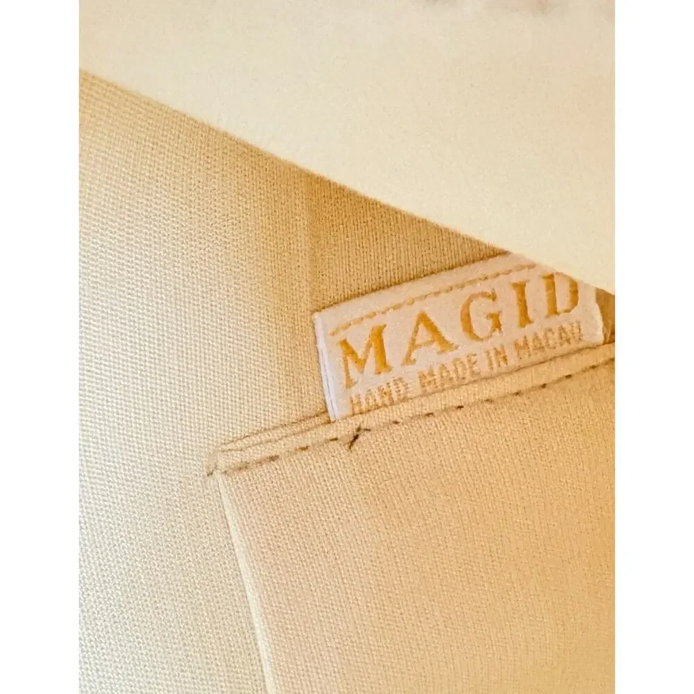 Vintage Magid Gold Sequin Beaded Evening Clutch Purse Art Deco Style